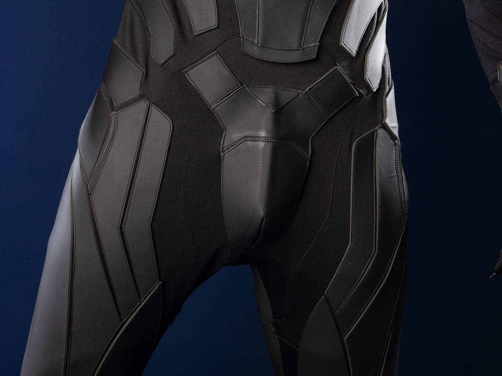 Nightwing cosplay costume - Back upper torso with black armor panel design