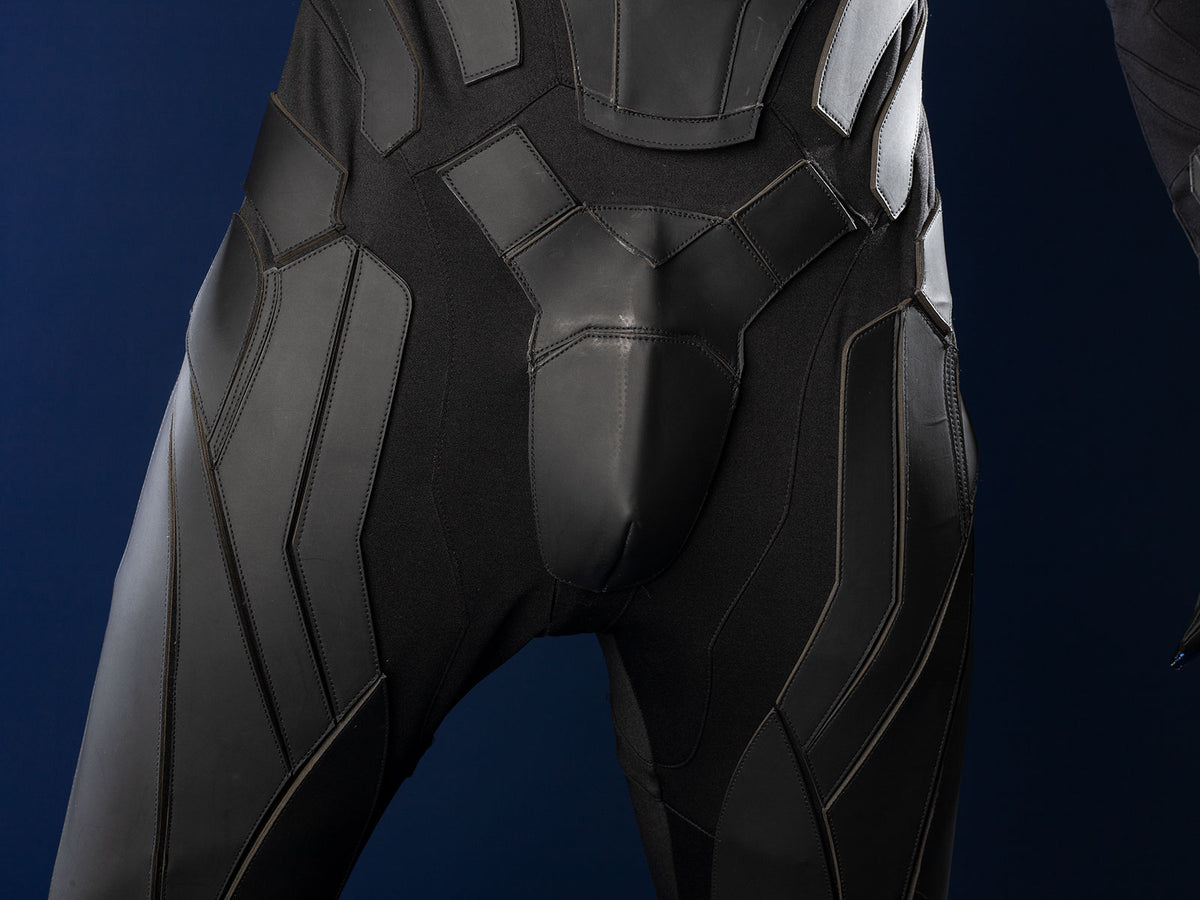 Nightwing cosplay costume - Back upper torso with black armor panel design