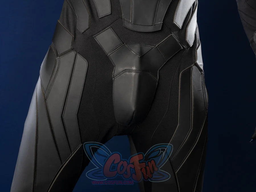 Nightwing cosplay costume - Back upper torso with black armor panel design