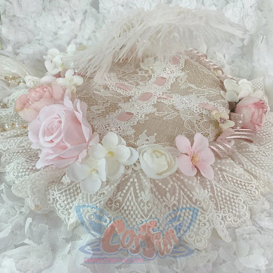 Gorgeous and Elegant Tea Party Lolita Flowers Hat - cosfun