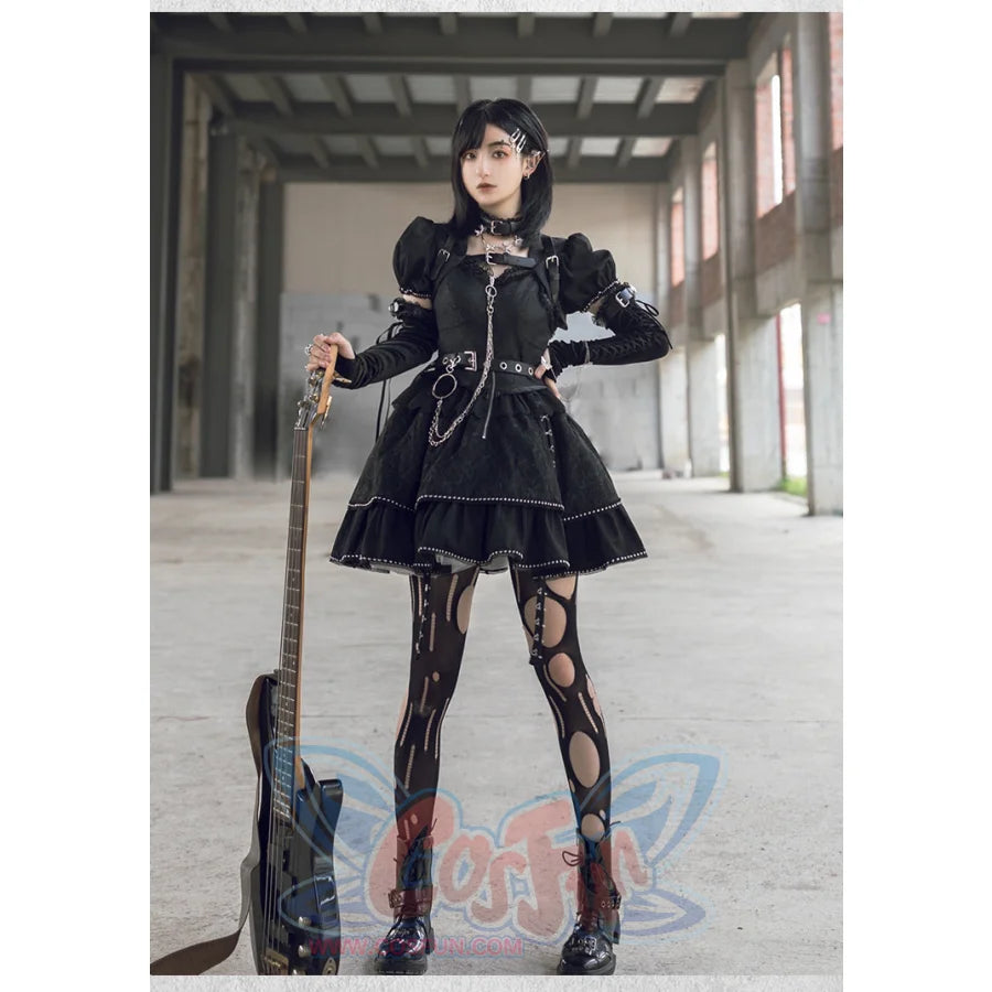 Punk Style Autumn and Winter Cool Lolita Dress S22178