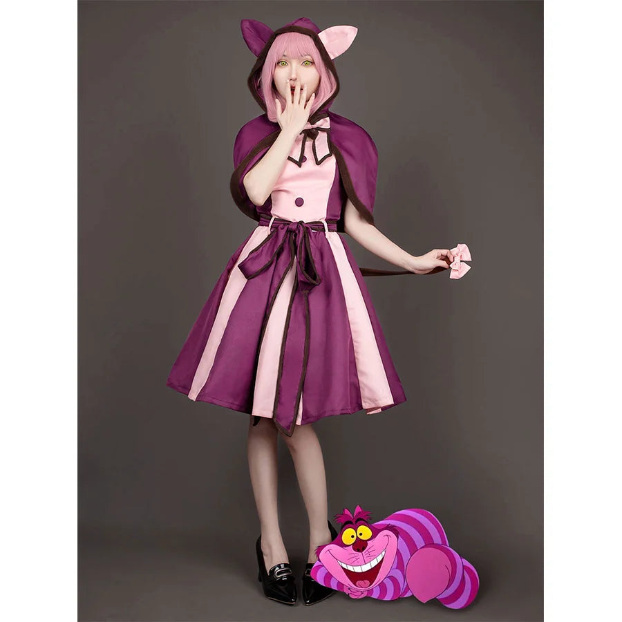 Alice In Wonderland Cheshire Cat Cosplay Costume Mp005600S Women / Xl Costumes