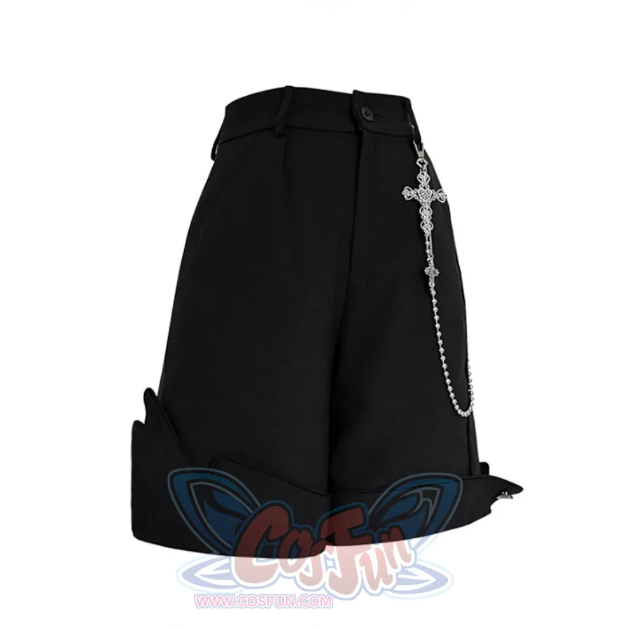 Vintage Little Prince Lolita Straight Irregular Shorts S22471