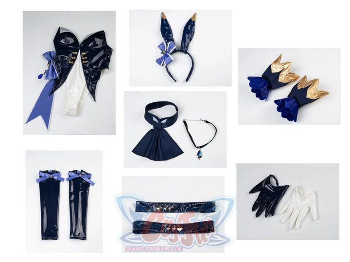 【Free Shipping】Cosfun Original Genshin Impact Furina Derivative Bunny Girl Bodysuit Swimsuit