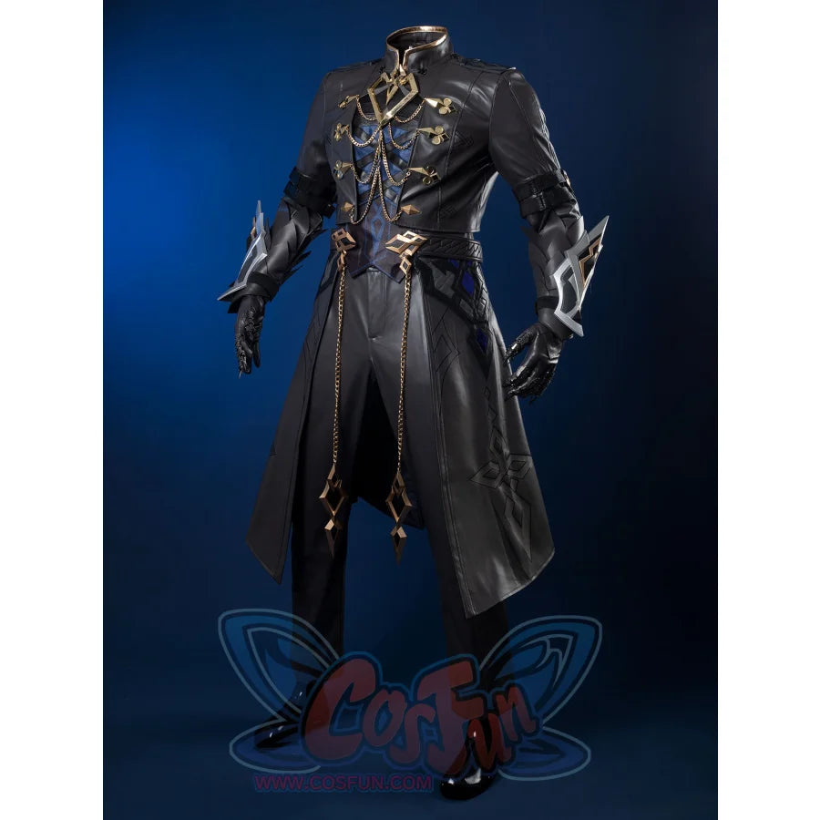 Genshin Impact Fatui Harbinger The Captain Il Capitano Cosplay Costume C09227 AAA Costumes