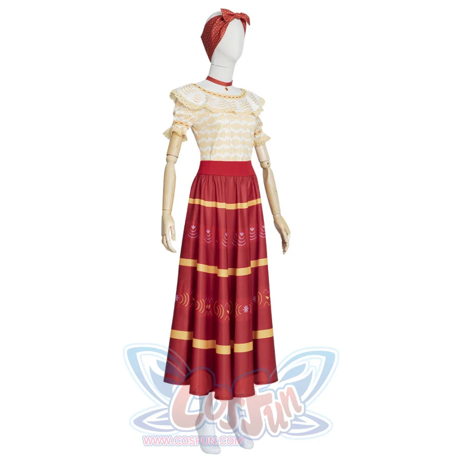 Encanto 2021 Dolores Cosplay Costume N01044 XS / Women Costumes