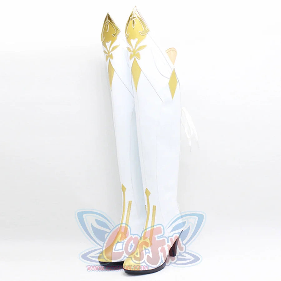 Genshin Impact Jean Cosplay Shoes Women Boots C00964 Cn 35 &