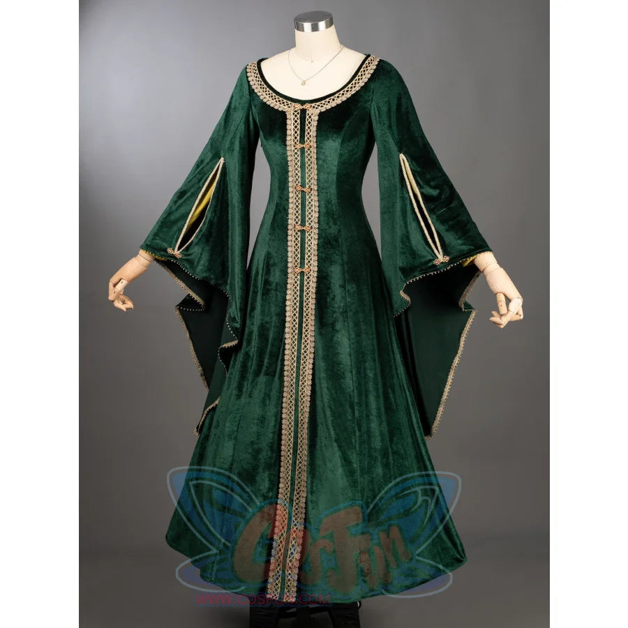 Medieval Fire Kingdom Halloween Alicent Hightower Cosplay Costume BST0079 Costumes
