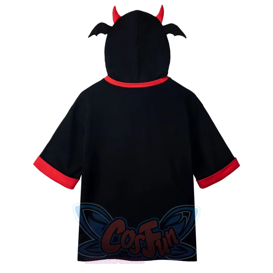 【PRE-SALE】COSFUN Original Little Demon Cosplay Short Sleeve Hooded Sweatshirt A00015 Sweatshirt
