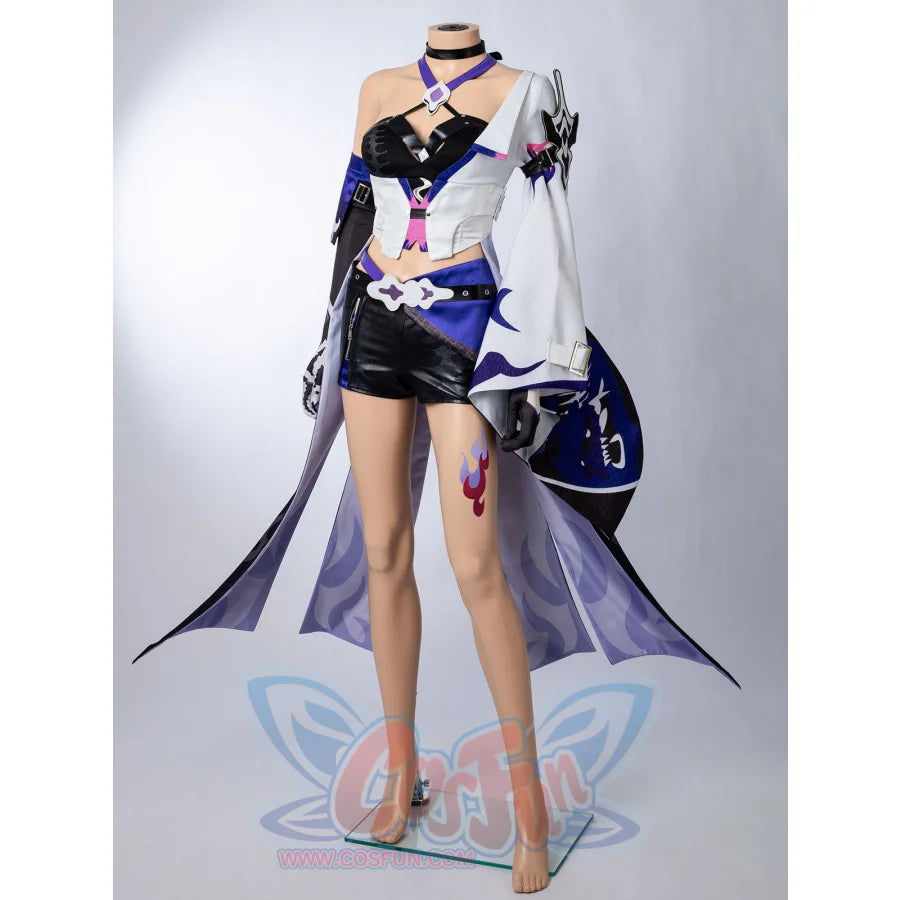 Honkai: Star Rail Acheron Cosplay Costume C09026E B Women / Xs Costumes