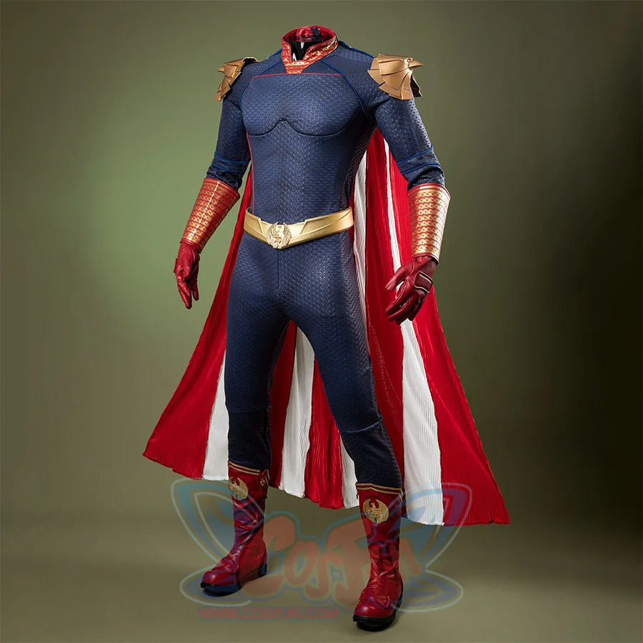 【PARTIALLY READY TO SHIP】The Boys Season 4 Homelander Cosplay Costume N09401S Costumes