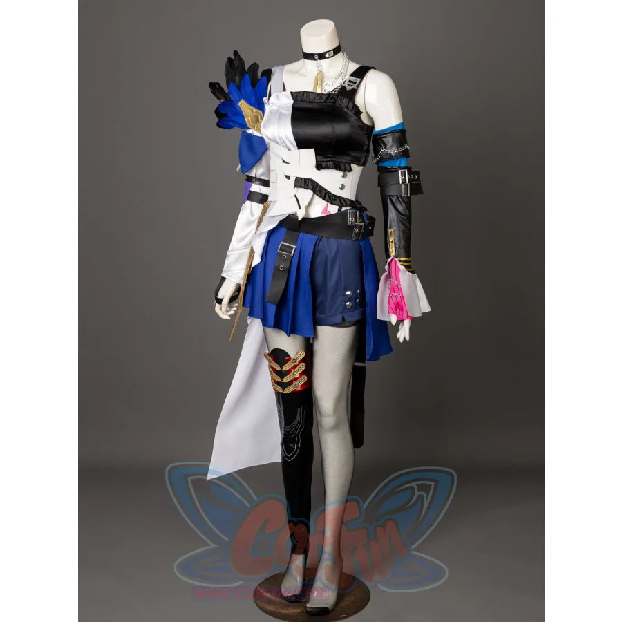 Honkai: Star Rail Serval Cosplay Costume C08286E B Women / Xs Costumes