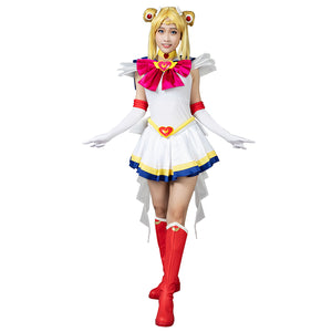 Ready to Ship Sailor Super S Film Tsukino Usagi Serena Cosplay Costumes mp001570