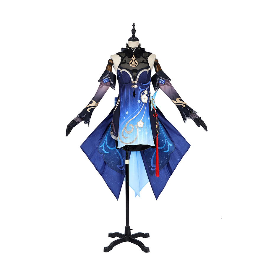 Genshin Impact Ganyu Cosplay Costume Twilight Blossom C08823 AA