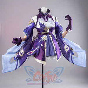 Genshin Impact Keqing Cosplay Costume C07680 Aaa Costumes