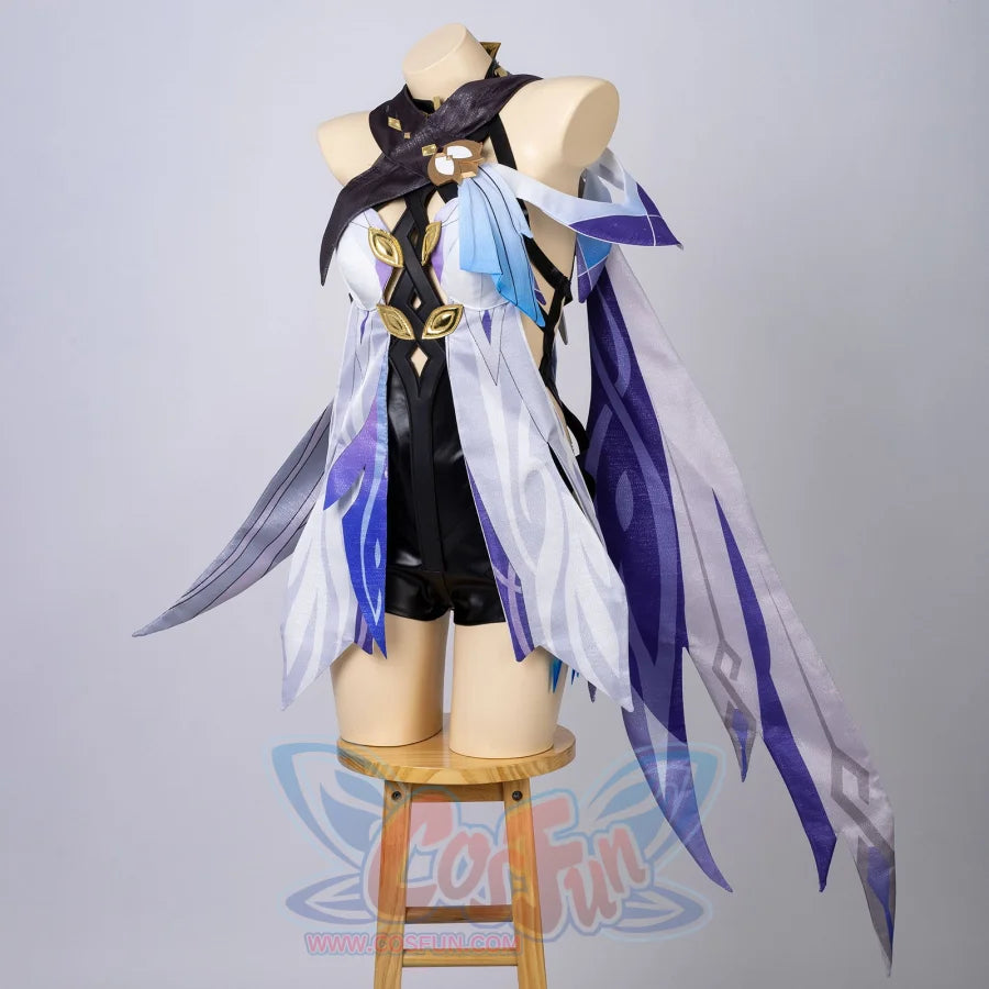 Genshin Impact Skirk Cosplay Costume C09030E B Women / Xs Costumes
