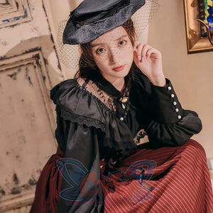 Edward Style Vintage and Classic Long-sleeved Shirt - cosfun