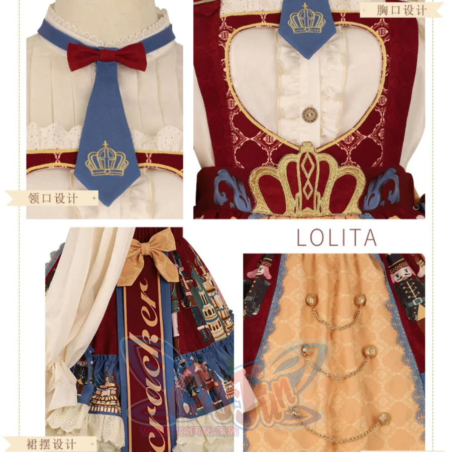 Christmas The Nutcracker Lolita Jumper Skirt Sets