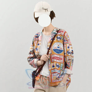 American Style Vintage Daily Lolita Printed Shirt - cosfun