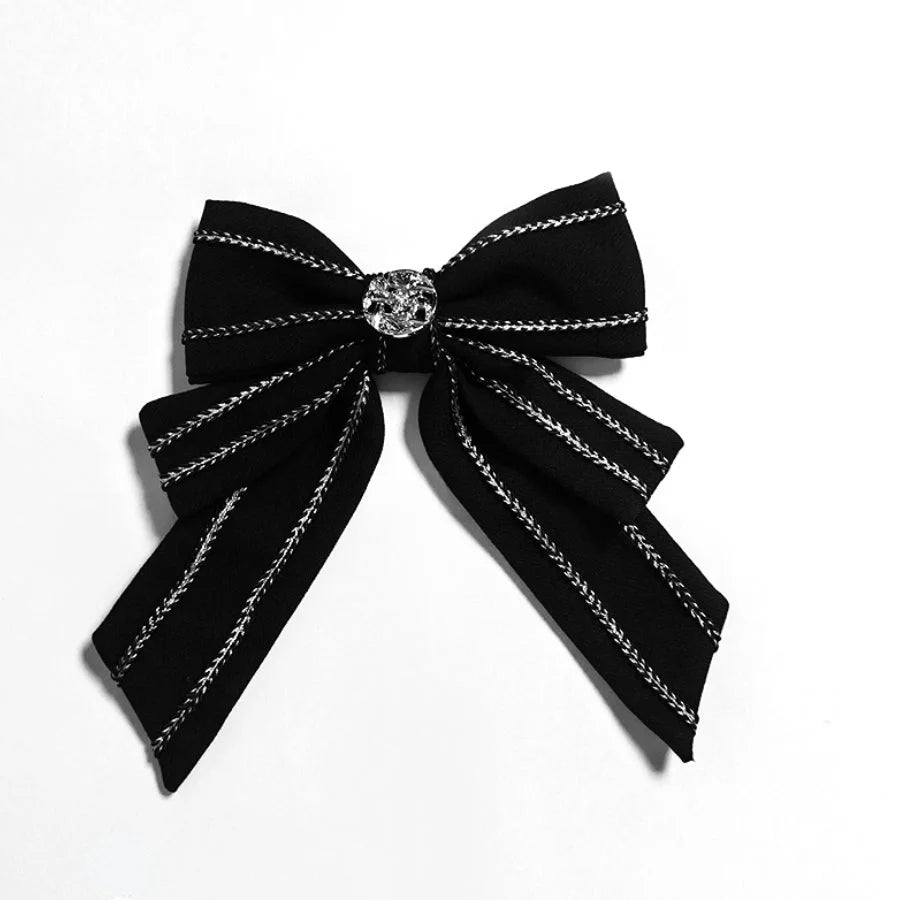 PRE-SALE Original Lolita Bowknot Brooch Accessory S22618 Black