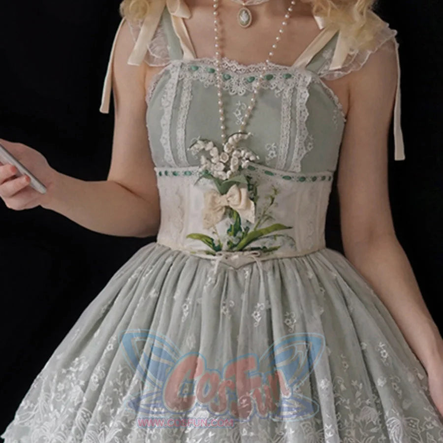 Lily of The Valley Elegant Lolita Corset