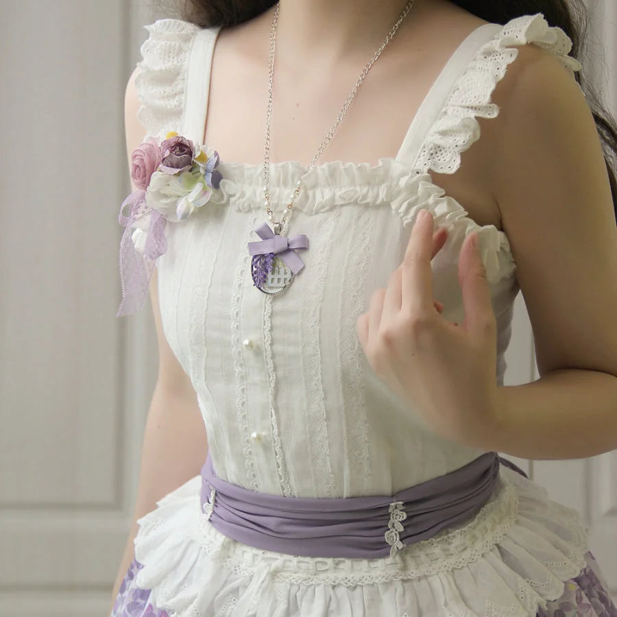 Elegant Daily Lolita Cotton Spaghetti Strap - cosfun