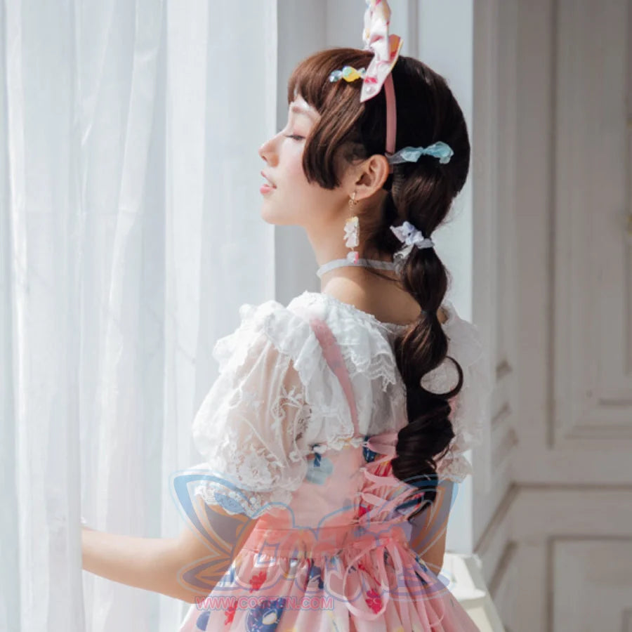 The Poem of Roses Elegant Lolita Short Sleeve Shirt - cosfun