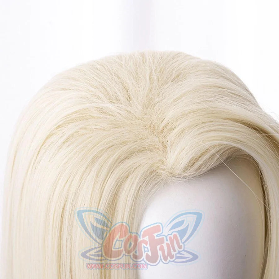 2Nd Movie Snow Ice Queen Elsa Cosplay Wigs Long Blond Wavy Hairs Mp006058