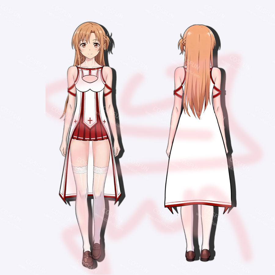 【CONFIRMATION】$3 Deposit = $10 Coupon Yuuki Asuna Cosplay Costume Derivative Swimsuit
