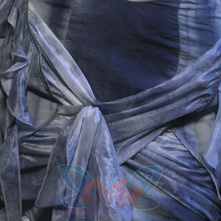 Gothic Tie-Dye Fitted Mermaid Chiffon Skirt Skirt