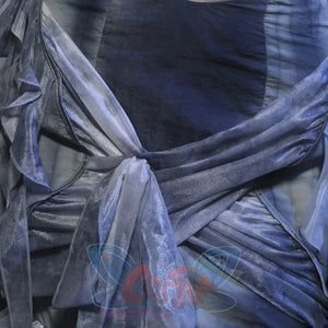 Gothic Tie-Dye Fitted Mermaid Chiffon Skirt Skirt