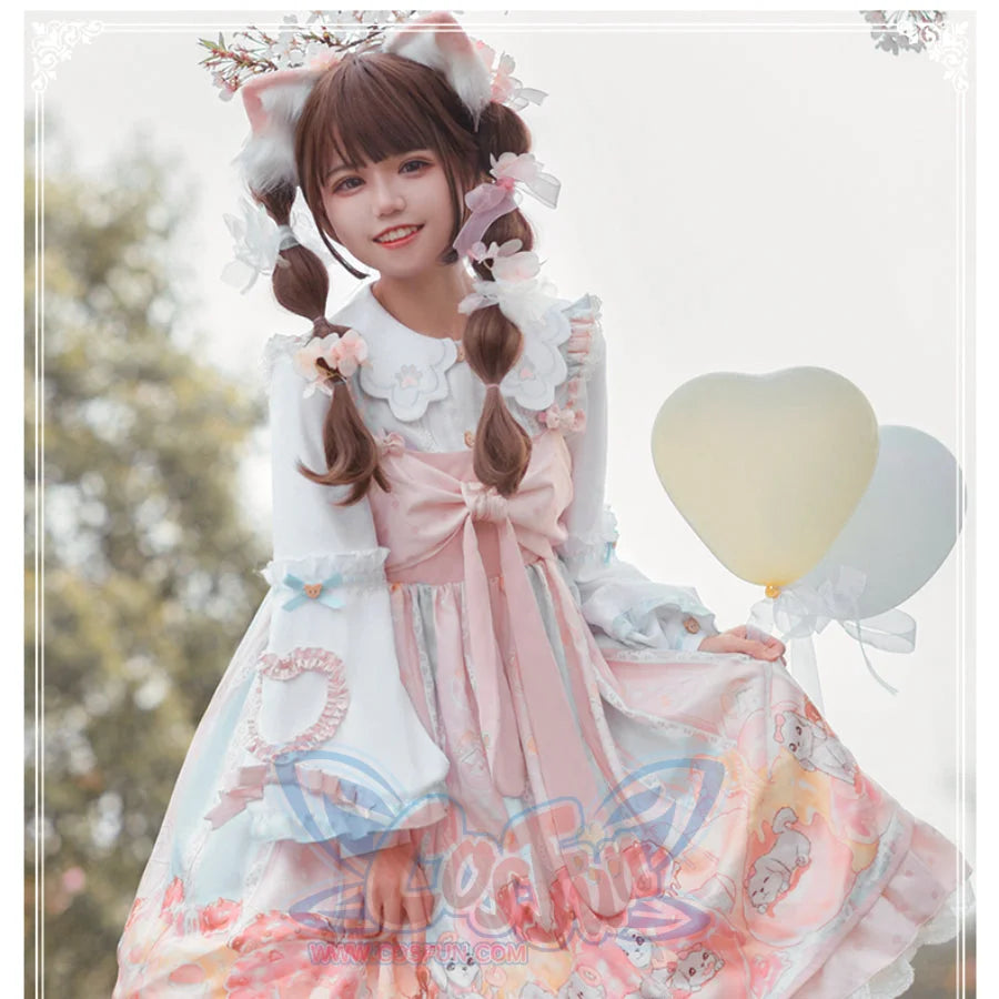 Sweet Daily Lolita Princess Jumper Skirt Sets