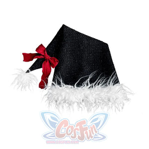 Winter Woolen Bowknot Brimless Top Hat