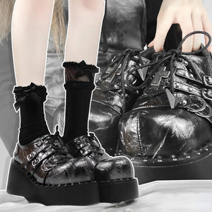 Original Spice Girl Punk Lolita Thick Soled Shoes - cosfun
