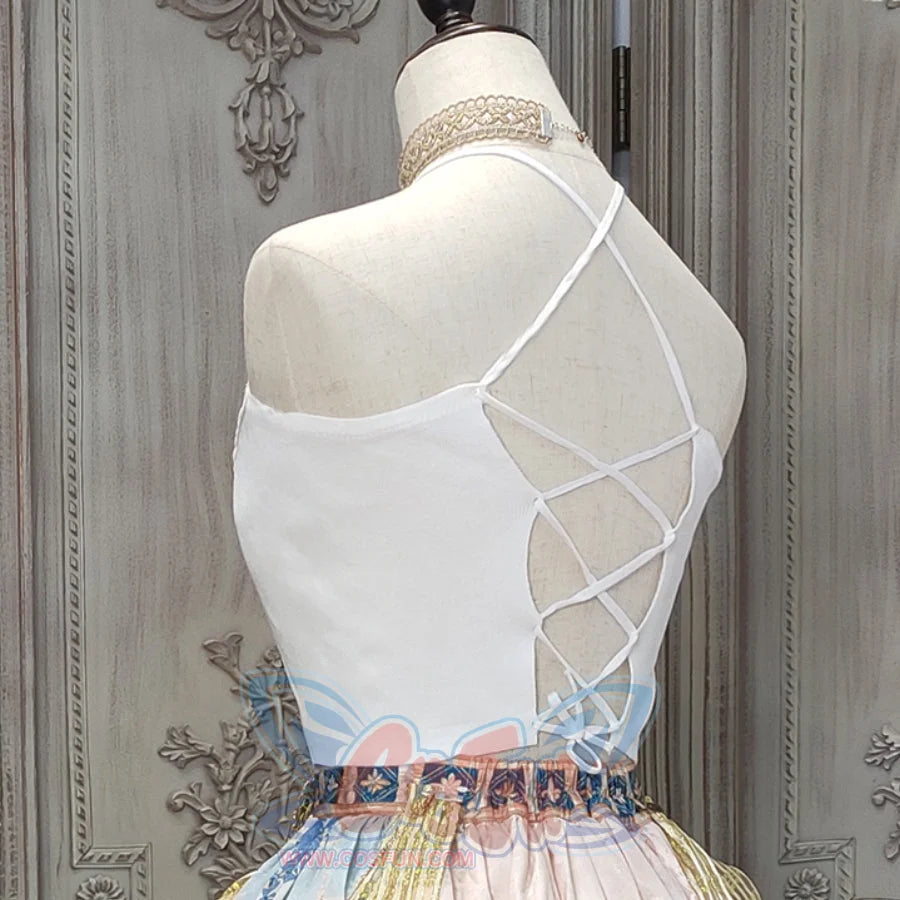 Egypt Style Lolita Backless Long Sleeve Smock and Vest