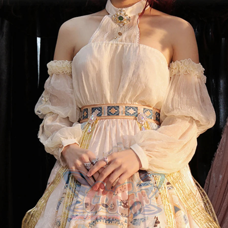 Egypt Style Lolita Thin Neck Shirt - cosfun