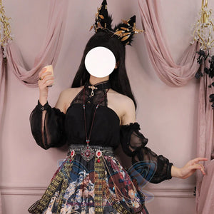 Egypt Style Lolita Thin Neck Shirt - cosfun