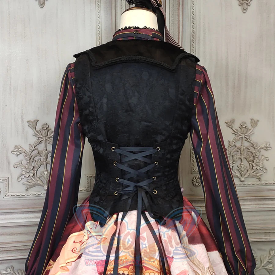 Vintage Slim Lolita Double-breasted Vest - cosfun
