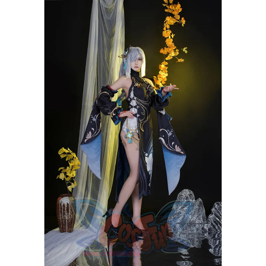 Genshin Impact Shenhe Cosplay Costume C08797 A Costumes