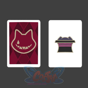 Genshin Impact Lyney Lynette Poker Card C08557 Costumes