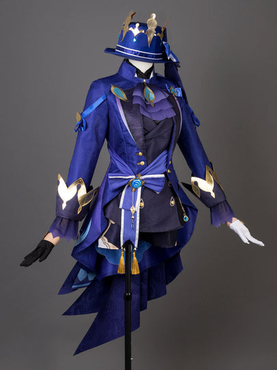 Genshin Impact Black Furina Hydro Archon Cosplay Costume C08739E  B