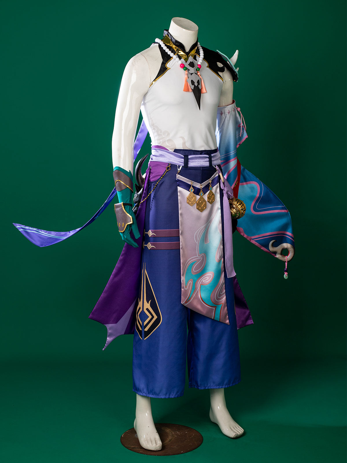 Genshin Impact Xiao Cosplay Costume C00269 AA