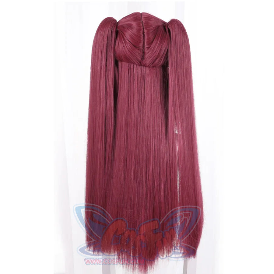 My Dress-Up Darling Kitagawa Marin Double Ponytail Vermilion Long Wig 00117 Wigs