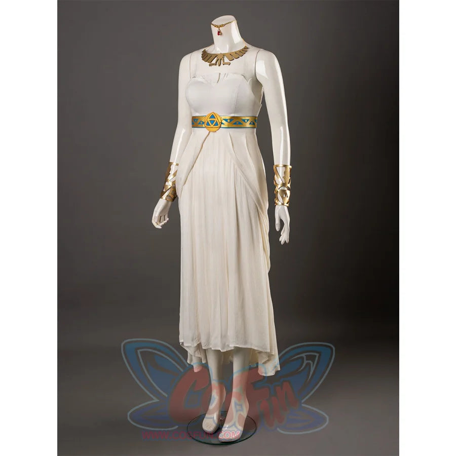 breath of the wild zelda white dress The Legend of Zelda: Breath of the Wild Princess Zelda Dress Cosplay Costumes