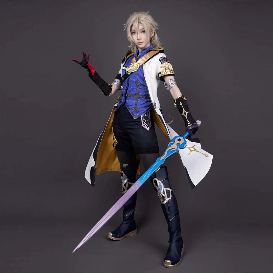 【CLEARANCE】Genshin Impact Albedo Cosplay Costume N02935 AAA Costumes