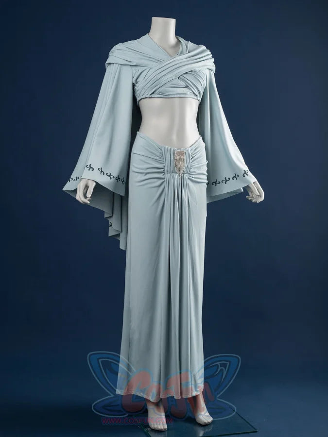 Ready to Ship Padmé Naberrie Amidala Padme Light Blue Cosplay Dress FY0189