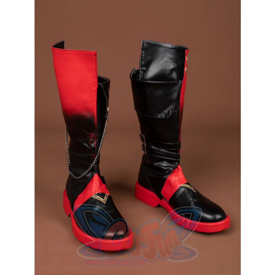 Genshin Impact Tartaglia Childe Cosplay Shoes C08390 &amp; Boots