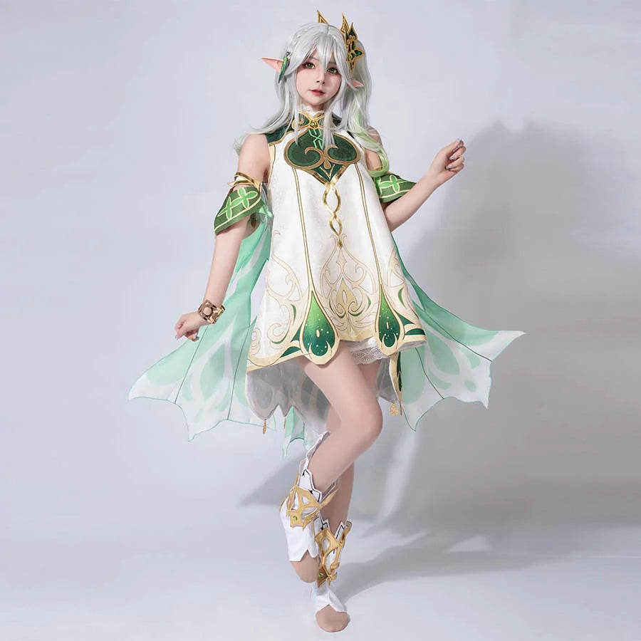 Genshin Impact Nahida/Lesser Lord Kusanali Cosplay Costume N02945 AA Women / L / Ready to Ship: 2 business days Costumes