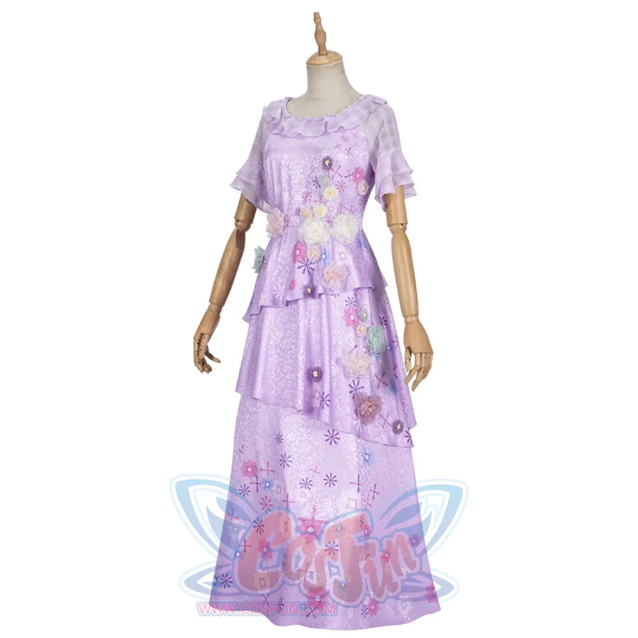 Encanto Isabella Dark Color Cosplay Costume N01033 Costumes