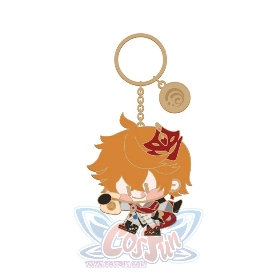 Genshin Impact Character Series Metal Pendants C10004 Tartaglia